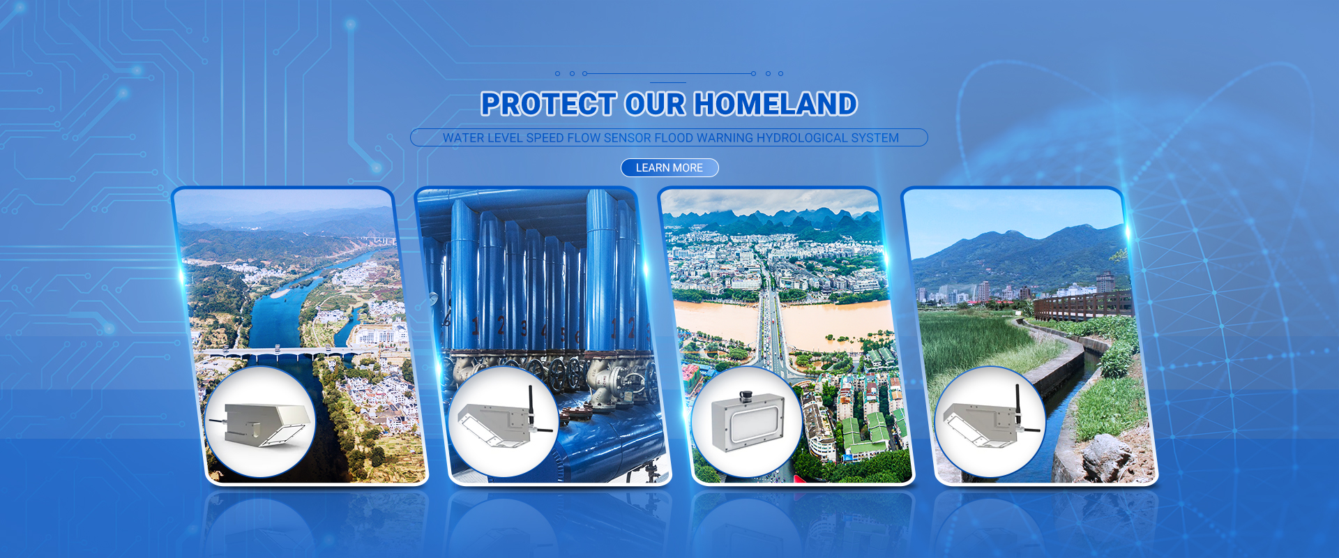 Radar Water Level Speed Flow Sensor