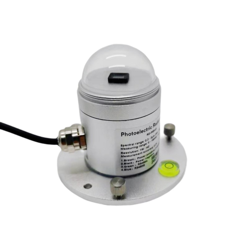 RS485 Digital Signal LORA LORAWAN GPRS Photoelectric Total Solar Radiating Sensor