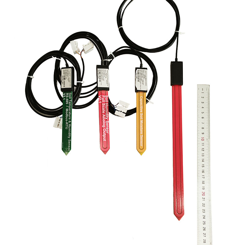 0-3V Output Gprs Lora Lorawan Wifi Long Capacitive Soil Moisture Sensor Soil Humidity Meter Soil Thermo Hygrometer