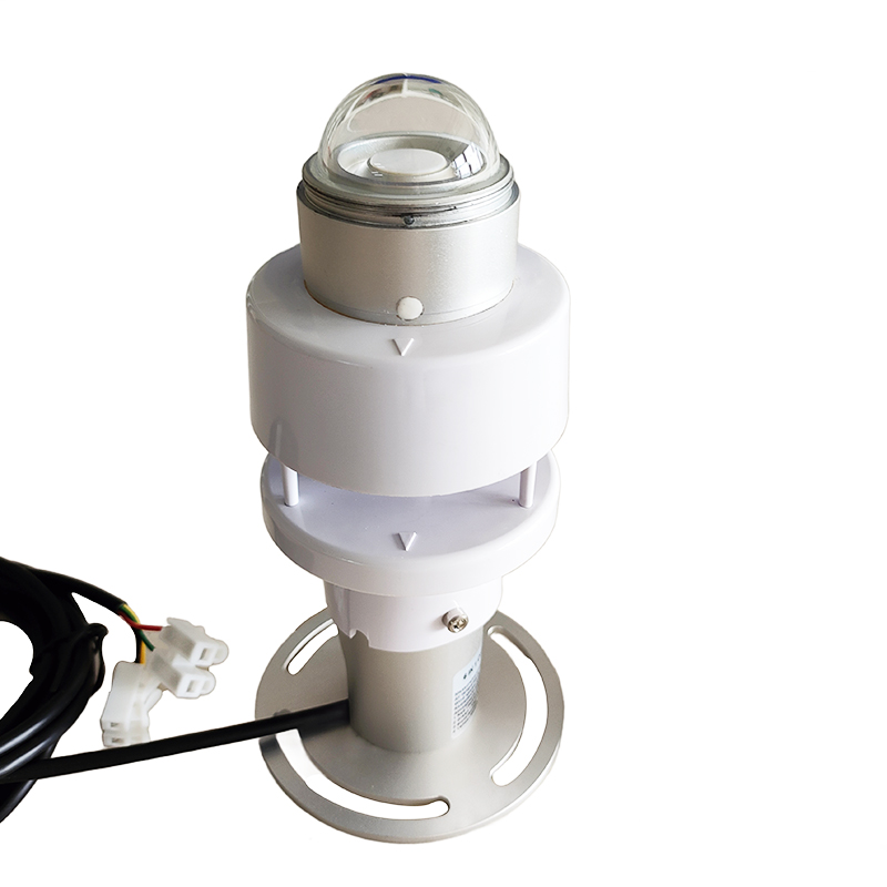 CE 6-in-1 Compact IoT Meteorological Temperature Humidity Solar Radiation Ultrasonic Wind Speed Direction Sensor Weather Station