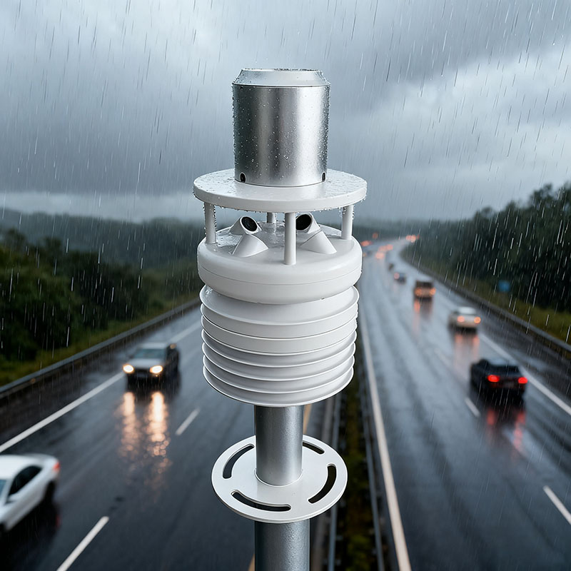 HONDE 5V DC 9-30V DC Anti-corrosion 6 in 1 All in One Ultrasonic Highway Compact Marine Automatic Weather Station