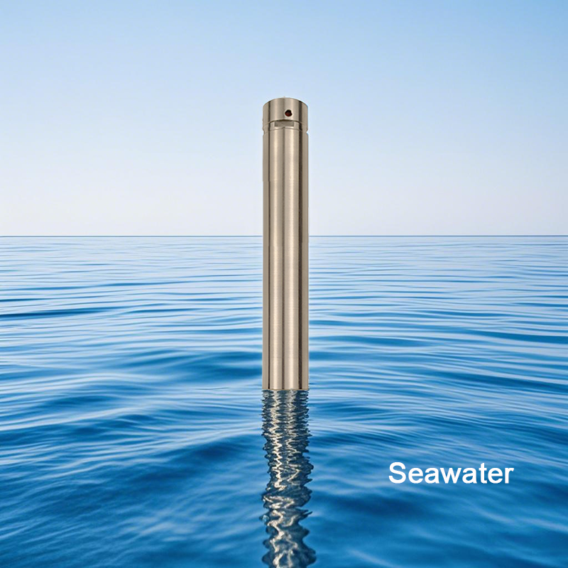 Titanium Alloy Corrosion Resistant Digital Four-Electrode Water Conductivity Temper TDS Salinity Sensor for Seawater Monitoring