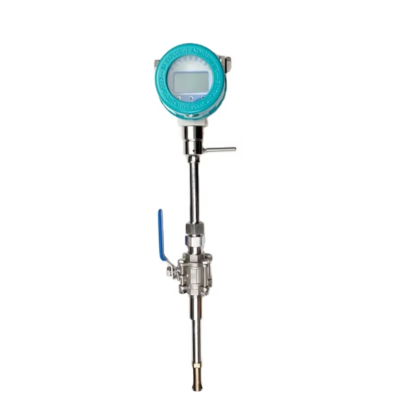 Low Price Industrial Stainless Shell Insertion Thermal Gas Mass Flow Meters 13.5-42vdc Normal Temperature Flowmeters