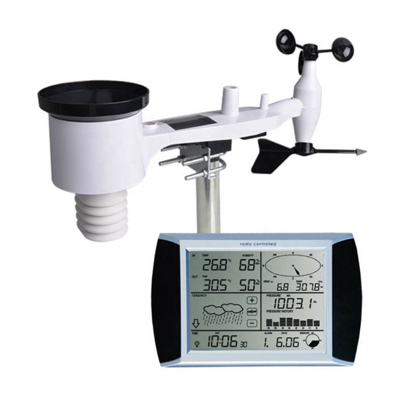Home Use Touch Screen Wifi Wireless Digital Home Weather Forecast Station